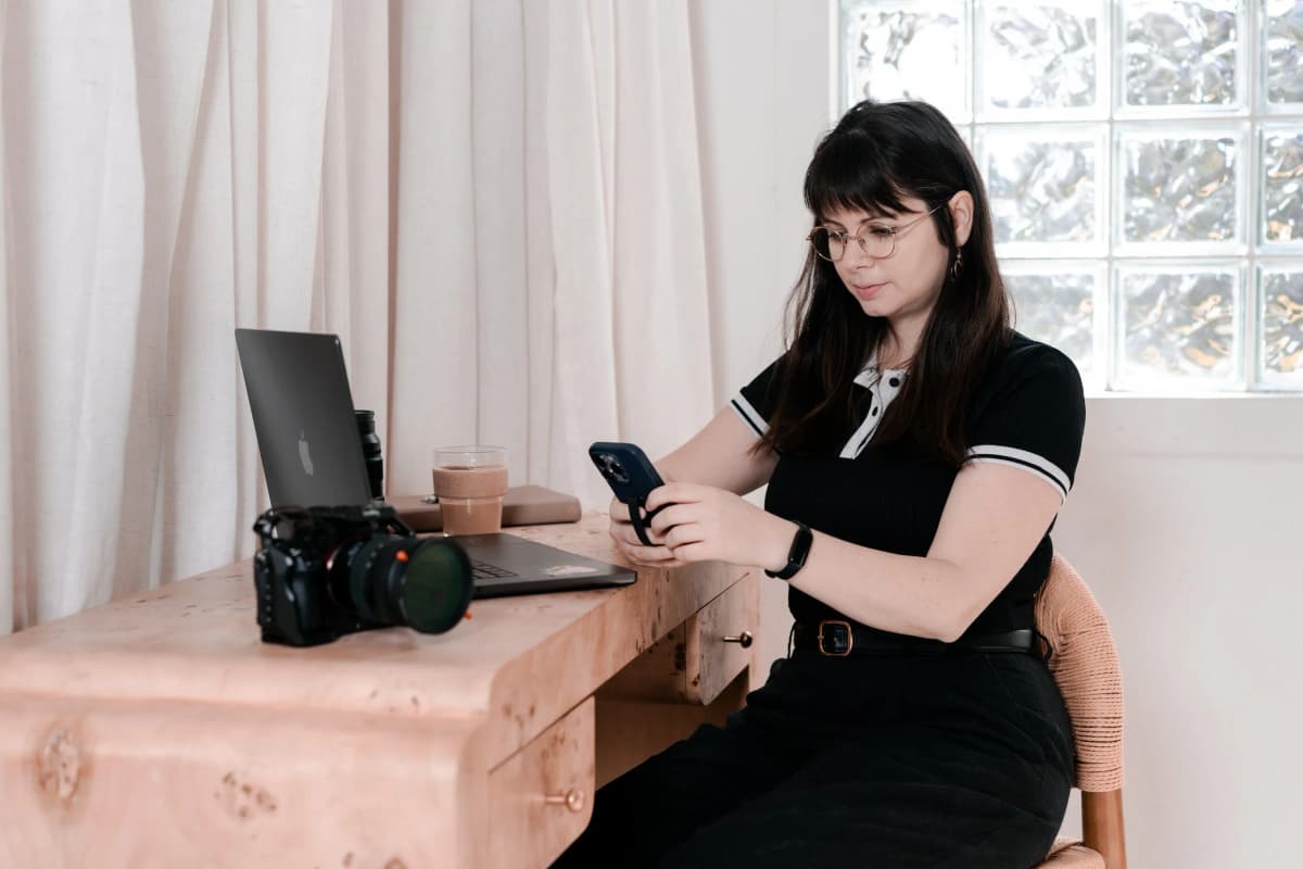 Behind the scenes at a Marmalade Media brand photography session